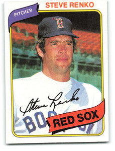 1980 Topps #184 Steve Renko DP VG Boston Red Sox 