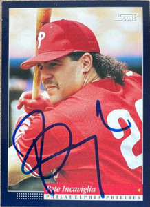 Pete Incaviglia Autographed 1994 Score #416