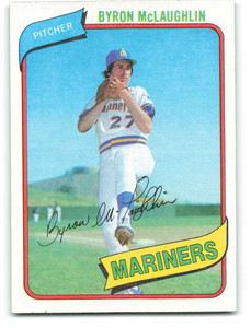 1980 Topps #197 Byron McLaughlin VG Seattle Mariners 