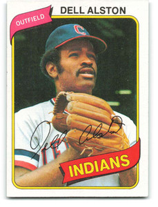 1980 Topps #198 Dell Alston DP VG Cleveland Indians 