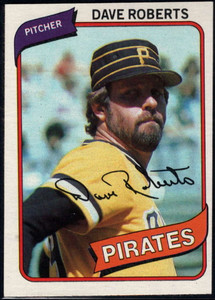 1980 Topps #212 Dave Roberts VG Pittsburgh Pirates 