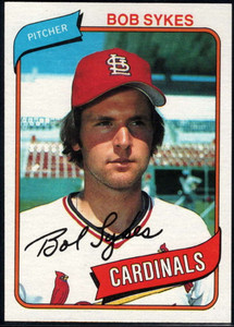 1980 Topps #223 Bob Sykes VG St. Louis Cardinals 