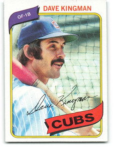 1980 Topps #240 Dave Kingman VG Chicago Cubs 
