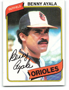 1980 Topps #262 Benny Ayala VG Baltimore Orioles 