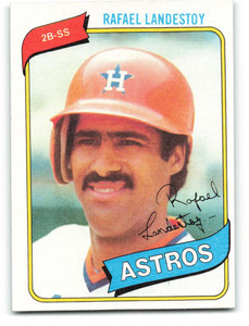 1980 Topps #268 Rafael Landestoy VG Houston Astros 