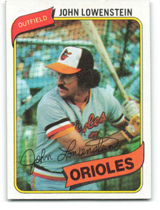 1980 Topps #287 John Lowenstein VG Baltimore Orioles 