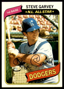 1980 Topps #290 Steve Garvey VG Los Angeles Dodgers 