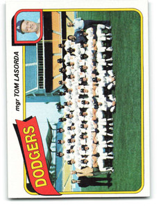 1980 Topps #302 Tommy Lasorda MG VG Los Angeles Dodgers 