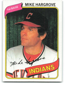 1980 Topps #308 Mike Hargrove VG Cleveland Indians 