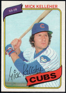 1980 Topps #323 Mick Kelleher VG Chicago Cubs 