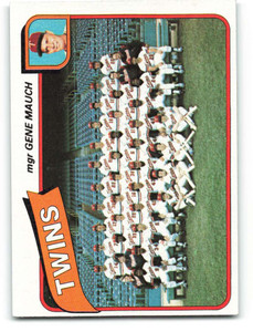 1980 Topps #328 Gene Mauch MG VG Minnesota Twins 
