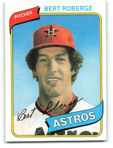 1980 Topps #329 Bert Roberge VG RC Rookie Houston Astros 