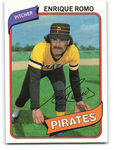 1980 Topps #332 Enrique Romo VG Pittsburgh Pirates 