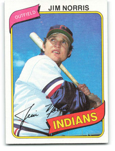 1980 Topps #333 Jim Norris DP VG Cleveland Indians 