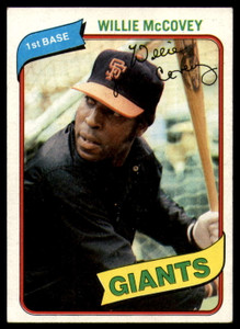 1980 Topps #335 Willie McCovey VG San Francisco Giants 
