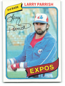 1980 Topps #345 Larry Parrish VG Montreal Expos 