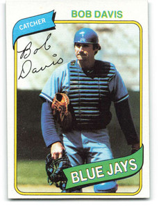 1980 Topps #351 Bob Davis VG Toronto Blue Jays 