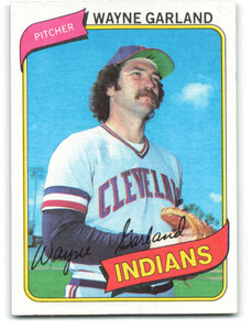 1980 Topps #361 Wayne Garland VG Cleveland Indians 