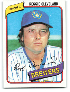 1980 Topps #394 Reggie Cleveland VG Milwaukee Brewers 