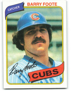 1980 Topps #398 Barry Foote VG Chicago Cubs 