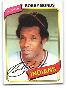1980 Topps #410 Bobby Bonds VG Cleveland Indians 