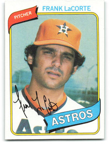 1980 Topps #411 Frank LaCorte VG Houston Astros 