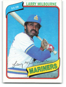 1980 Topps #422 Larry Milbourne VG Seattle Mariners 