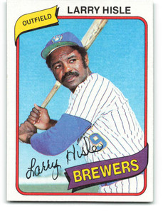 1980 Topps #430 Larry Hisle DP VG Milwaukee Brewers 