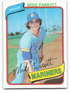 1980 Topps #443 Mike Parrott VG Seattle Mariners 