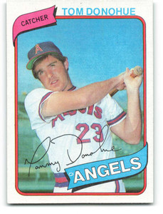 1980 Topps #454 Tom Donohue VG RC Rookie California Angels 