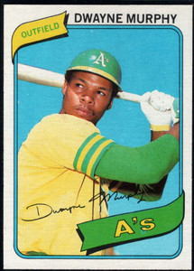 1980 Topps #461 Dwayne Murphy VG Oakland Athletics 