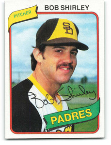 1980 Topps #476 Bob Shirley VG San Diego Padres 