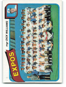 1980 Topps #479 Dick Williams MG VG Montreal Expos 