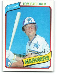 1980 Topps #481 Tom Paciorek VG Seattle Mariners 