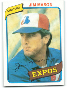 1980 Topps #497 Jim Mason VG Montreal Expos 