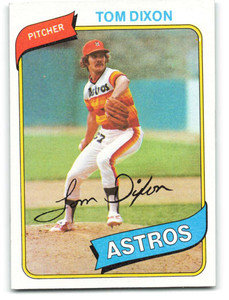 1980 Topps #513 Tom Dixon DP VG Houston Astros 