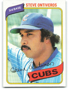 1980 Topps #514 Steve Ontiveros VG Chicago Cubs 