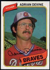 1980 Topps #528 Adrian Devine VG Atlanta Braves 
