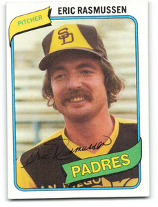 1980 Topps #531 Eric Rasmussen VG San Diego Padres 