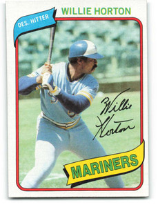 1980 Topps #532 Willie Horton VG Seattle Mariners 