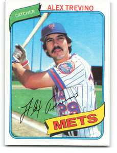 1980 Topps #537 Alex Trevino VG RC Rookie New York Mets 
