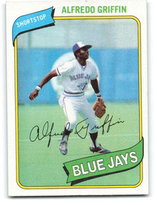 1980 Topps #558 Alfredo Griffin VG Toronto Blue Jays 