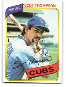 1980 Topps #574 Scot Thompson VG Chicago Cubs 