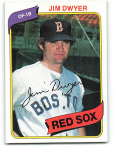 1980 Topps #576 Jim Dwyer VG Boston Red Sox 