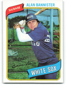 1980 Topps #608 Alan Bannister VG Chicago White Sox 