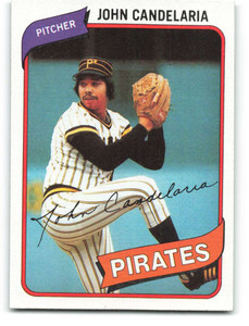 1980 Topps #635 John Candelaria VG Pittsburgh Pirates 