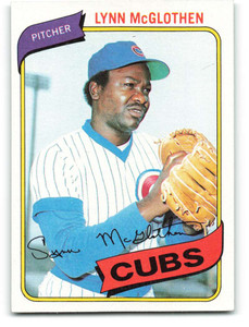 1980 Topps #716 Lynn McGlothen VG Chicago Cubs 