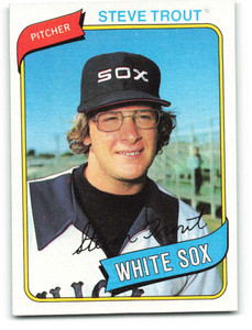 1980 Topps #83 Steve Trout VG RC Rookie Chicago White Sox 