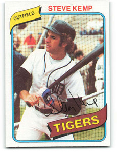 1980 Topps #315 Steve Kemp VG Detroit Tigers 