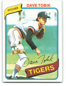 1980 Topps #269 Dave Tobik VG Detroit Tigers 